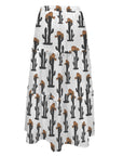 Baha Ranch Western Cactus Tiered Prairie Maxi Skirt