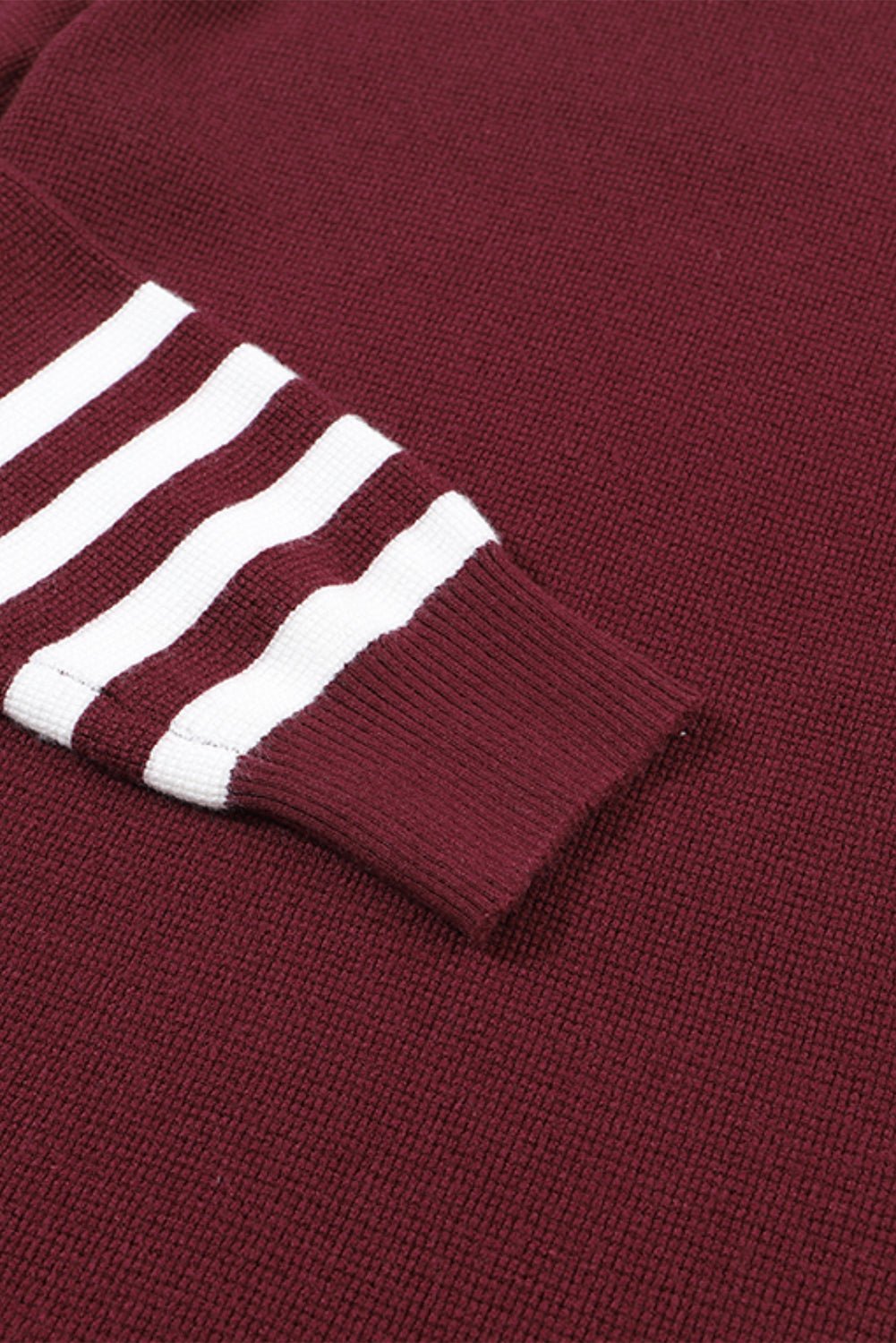 Aria Sleeve Plain Knit Sweater
