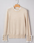 Madalyn Patchwork Cuffs Loose Sweater