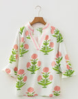 Noelle 3 4 Sleeve Blouse