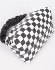 Plaid Faux Leather Crossbody Bag