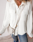 Lilith Corduroy Buttoned Long Sleeve Jacket