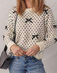 Scarlett Contrast Ribbed Edge Sweater
