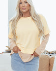 Evajira Two Piece Patchwork Sweatshirt