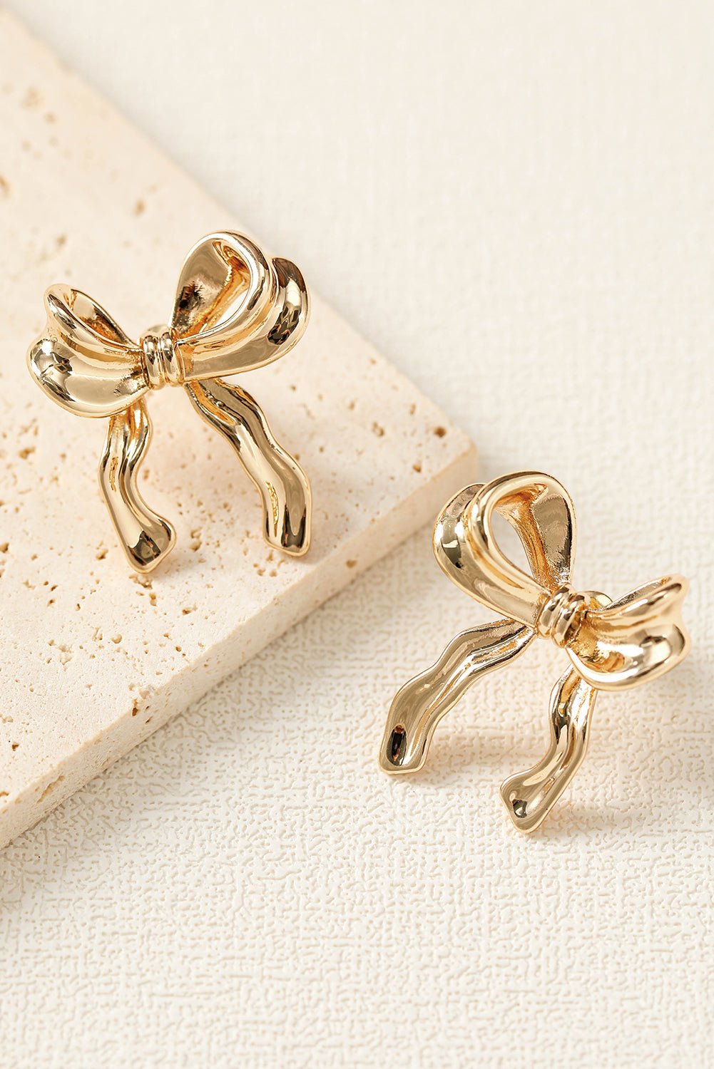Chloe Design Plated Studded Earrings