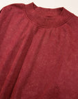 Mineral Wash Drop Shoulder Crewneck Sweatshirt