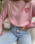 Goldie Cuffed Drop Shoulder Sweater