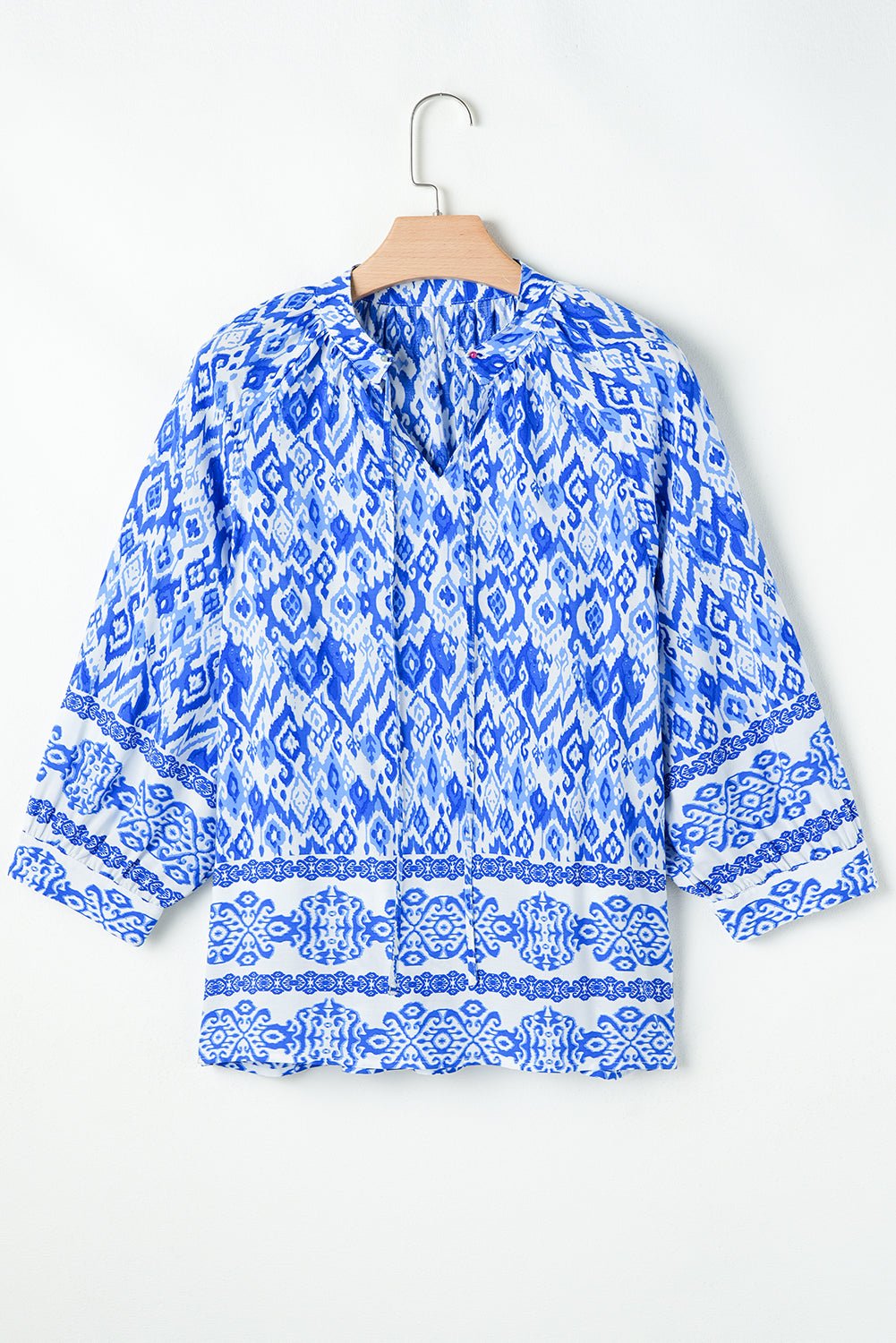 Anne 4 Sleeve Tied Blouse