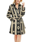 Baha Ranch Colores de Mexico Santa Fe Aztec Western Cowgirl Fleece Robe