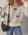 Scarlett Contrast Ribbed Edge Sweater