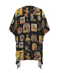 Baha Ranch Vintage Cowgirl Collage Kimono Coverup Duster