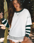 Janiyah Fake 2 Piece Sweatshirt