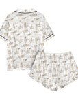 Baha Ranch Ranch Life Western Satin Western Pajama Set