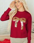 Melanie Graphic Christmas Holiday Sweater