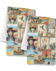 Colores de Mexico Pictures of the Southwest Set of 2 Dish Towels Made in America