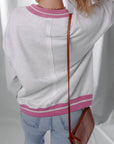 Caroline Flower Crew Neck Sweatshirt