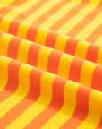 Stripe Contrast Crew Neck Drop Shoulder Tee