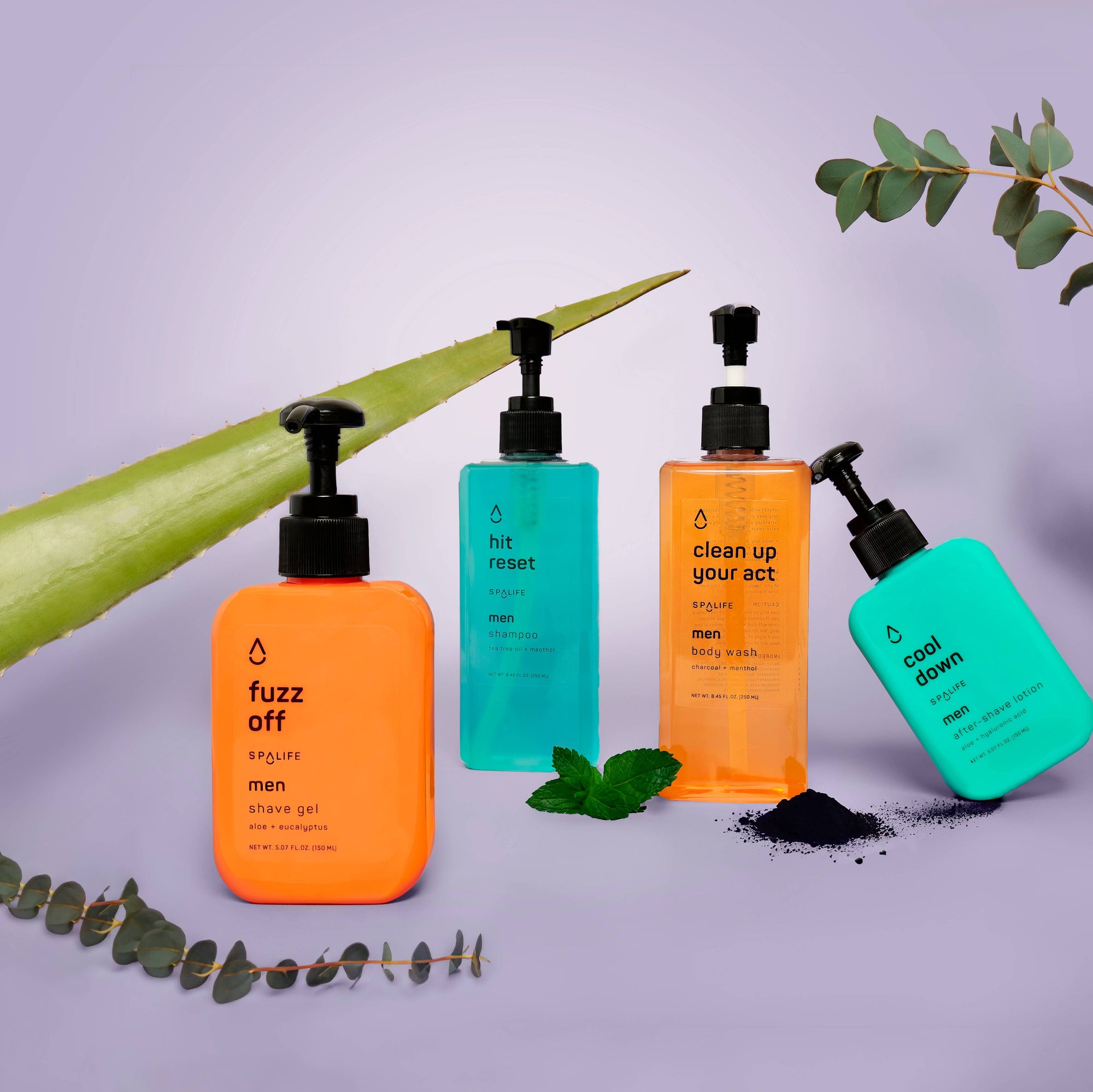 Men's Hair &amp; Body Care Grooming Kit,  Men's Skincare - 4 Pc