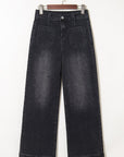 Victoria Wide Leg Pocketed High Waist Jeans