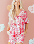Rhea Heart Print Shirt