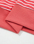 Hallie Puff Sleeve Stripe Hoodie