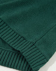 Belen Letter Embroidered High Sweater