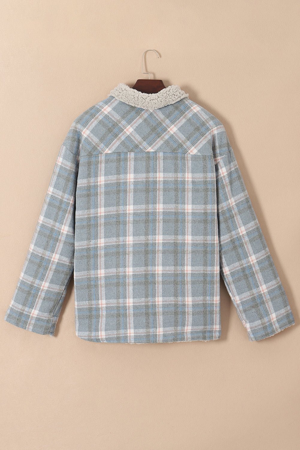 Madison Cuffs Patchwork Plaid Shirt