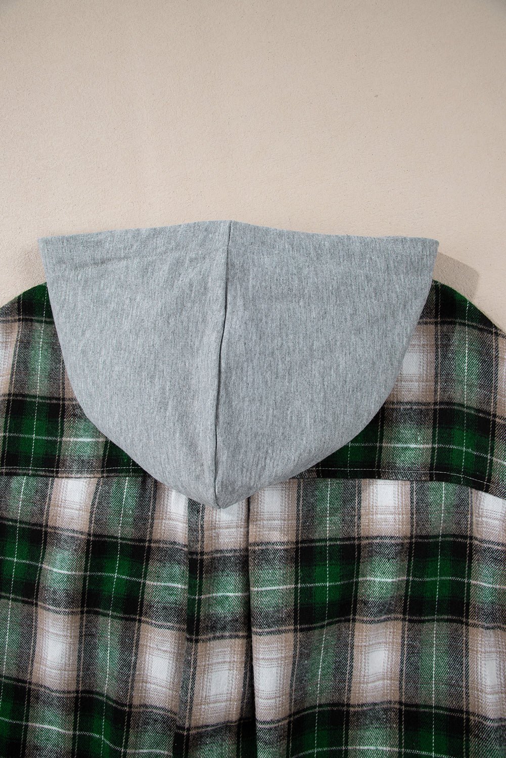 Ava Print Chest Hooded Shacket