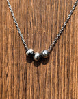 Triple Pearl Necklace 