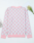 Ella Tree Pattern Cardigan Sweater