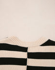 Sofia Waist Splicing Hem Sweater