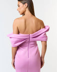 Lavender Scuba Mini Dress