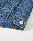 Rosalyn Flap Textured Down Jacket