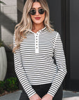 Samira Sleeve Slim top Long Sleeve Top