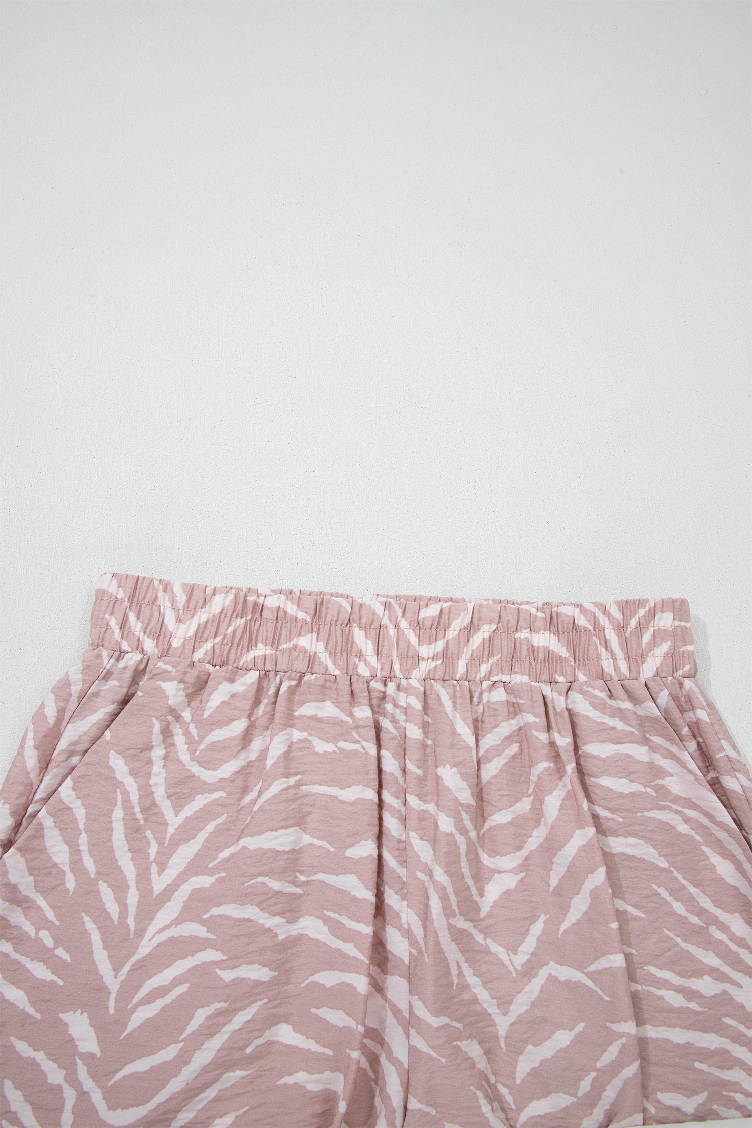 Abstract Zebra Top &amp; Shorts Lounge Set