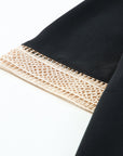 Lace Trim V-Neck Short Sleeve Casual Blouse