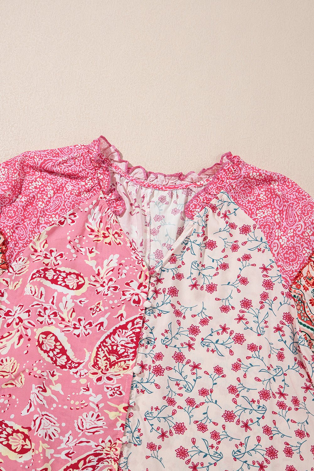Adalee Printed Puff Sleeve Shirt