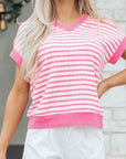 Georgia Trim Short Sleeve Top