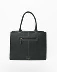 American Darling Black Western Embroidered Tote Bag with White Cactus Details