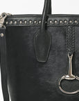 American Darling Hair-On Hide Leather Tote Bag for Women, Western Studded Shoulder Purse with Strap
