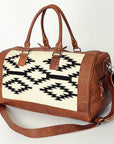 American Darling Women's Duffel Bag Western Hair On Genuine Leather Handbag and Ladies Purse