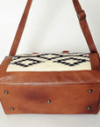 American Darling Women's Duffel Bag Western Hair On Genuine Leather Handbag and Ladies Purse