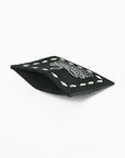 American Darling Handcrafted Genuine Leather Card Holder Wallet with Traditional Stitch Design