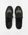 American Darling Handcrafted Leather Slip-On Mule Shoes with Traditional Embroidery Design