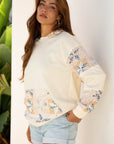 Dakota Geo Pattern Patchwork Hoodie