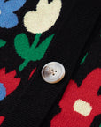 Zariah Print Short Cardigan Sweater