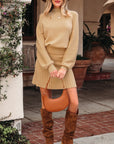 Edith High Puff Sleeve Sweater
