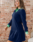 Elsie Ruffle Hem Mini Dress
