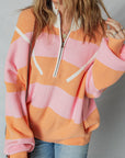Claire Half Zip Oversize Sweater