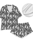 Baha Ranch Colores de Mexico Flamenco Southwestern Satin Pajamas